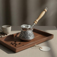 Turkish Coffee Pot Great Gift Idea Engraved Copper Cezve Easy to Clean