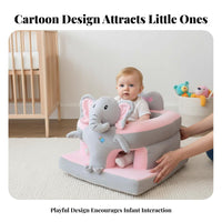 Plush creature Floor Seat Soft and Comfortable Plush Sitting Trainer Skinkind