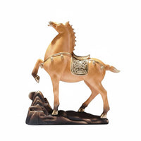 Colorful Horse Statue Resin Horse Statue Easy to Clean for Shelf Display