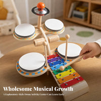 Multi-Functional Wooden Xylophone Toy
