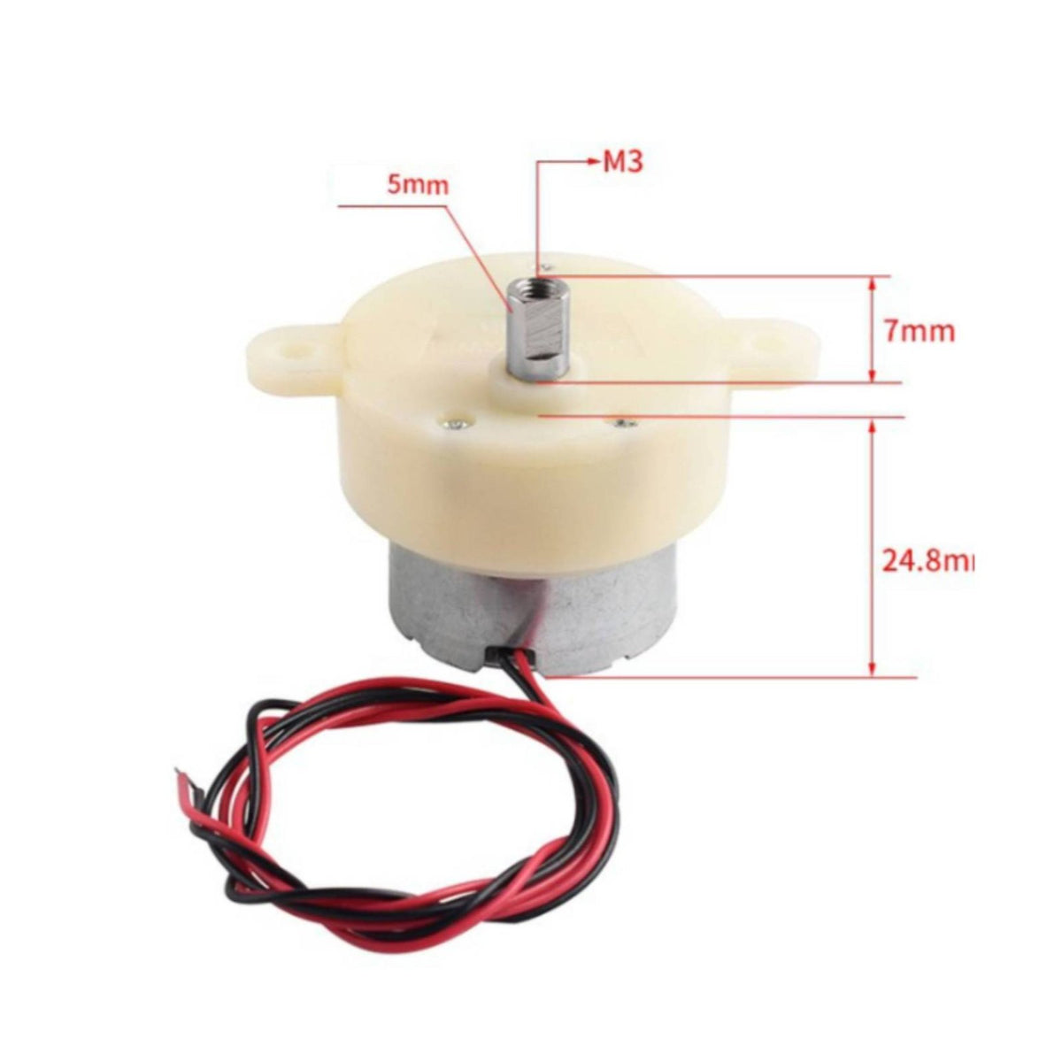 Easy Installation 300 Reduction Actuator Compact Size Low Speed Geared Actuator Long Lifespan Electronic Component No Lubrication Required for Robotics