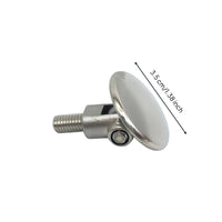 Slimline Metal Swivel Pad with M8 Connector Compact Swivel Pad with Threaded Stud Sturdy for Mechanics