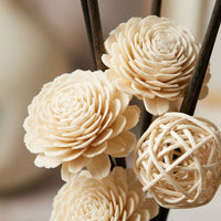 Reed Diffuser Set with Dried Flowers, 120ml