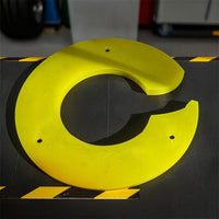 Yellow Shielding Pad with Mounting Holes Rubber Tire Changer Pad Circular Rim Protection Sleeve Long-Lasting for Mechanics, Workshops