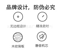 外贸跨境热销挂钟 欧式工业圆形装饰简约圆形时钟亚马逊畅销壁钟