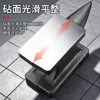 铁匠打铁具铁墩子铸铁耐敲击羊角砧 高硬度加厚抗氧化钢砧羊角砧