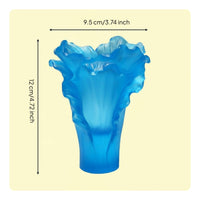 Art Glass Vase Translucent Home Decor Handmade