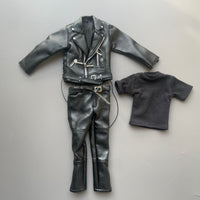 1/6兵人 zytoys 男装机车皮衣皮裤皮带散件模型