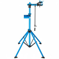 Foldable Bike Repair Stand Adjustable Height with Tool Tray for Garage