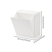 Wall-Mounted Storage Box Minimalist Storage Box with Flip-down Door