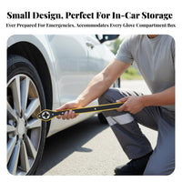 Labor-Saving Vehicle Lifting Mechanism Crank Handle High Force Lift Crank Easy to Use Tire Changing Tool Long-Lasting for Car Owners, Drivers, DIY Mechanics, Roadside Emergency, Auto Repair, Garage, Travel