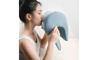 Ergonomic Office Chair Headrest Contoured Headrest Cushion Contoured Neck Pillow with Strap Padded for Desk Workers, Gamers, Students