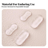 6 Pieces Lid Bumper impact absorbing Seat pad for Restroom, Hotel
