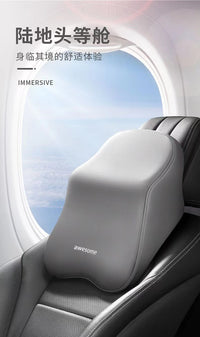 Car Headrest and Lumbar Support Pillow with Memory Foam