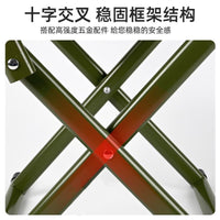 便携折叠靠背马扎公园下棋钓鱼方便携带折叠凳户外野营凳操场凳