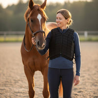 Equestrian Guard Extended Tailbone Protection Horse Riding Guard Gender-Neutral Design Equestrian Vest for Equestrians, Kids