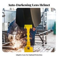 And IR Protection Solar Powered Metal Joining Eye Guard Adjustable Shade Auto Darkening Metal Joining Lens Rapid Reaction for Home Repair