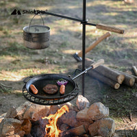Portable Cast Iron Grill Rack for Outdoor Cooking