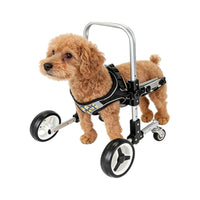 Front Leg Dog Wheelchair Four-Wheel Pet Front Leg Wheelchair Stable