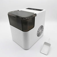 Translucent Lid Ice Maker White Housing Countertop Ice Maker for Home Use
