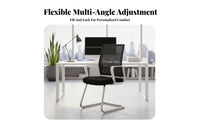 Support Ergonomic Rolling Chair Thick Padded Seat High-Back Rolling Chair Adjustable Height Office Furniture 360° Swivel for Students, Gamers, Conference Room, Bedroom