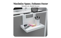 Minimalist Design Partition divider holder Space Saving Cubicle Partition holder adaptable Use Plant Holder Sturdy for Students, Windowsill, Workspace, Study Room