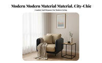 Nordic and elegance plush accent Chair Modern Minimalist Design Oversized Armchair Comfortable Indoor Seating Statement Piece for Apartment Dwellers, Interior Designers, Living Room, Bedroom, Lounge Area, perusing alcove