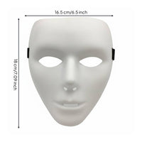DIY Plastic Mask Paintable Surface Lightweight Comfort for Art Classes