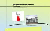 Insulated Spade Terminal Copper U-Type Crimp Connector