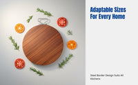 Durable Wood Chopping Board, Ironwood Microbial Resistant, Thickened, Kitchen Cutting Board, Double-Sided Wood