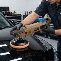 Corded Car Polisher, Random Orbital Polisher 220V for Car Detailing, Variable Speed Polisher for Wet Sanding & Paint Correction