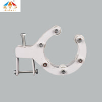 Hot Selling Awning Accessory Deluxe Square Tube Center Bracket Outdoor Retractable Canopy Steel Activity Bracket
