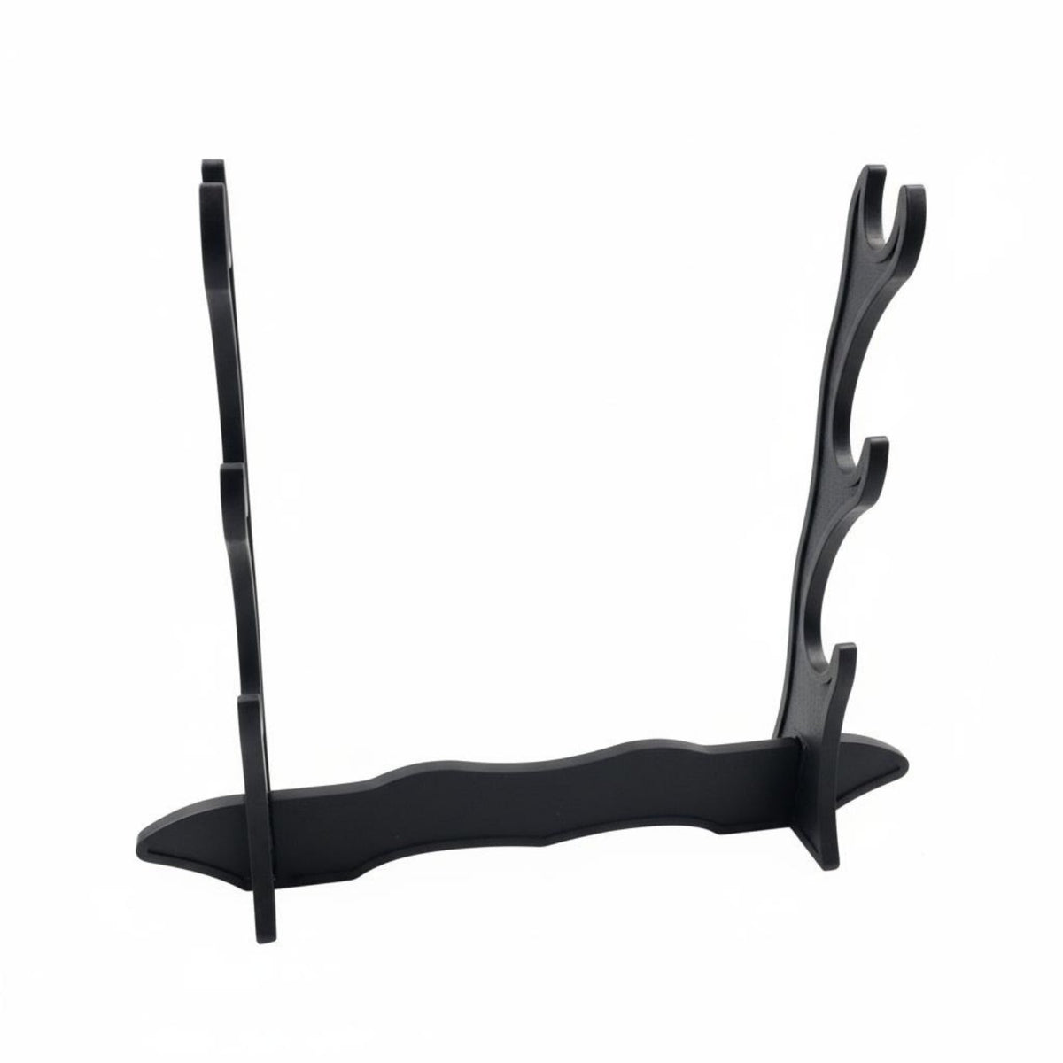 Multi-Tier Blade Rack Sleek Black Finish Multi-Tier Blade Stand Sturdy & Stable