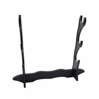 Multi-Tier Blade Rack Sleek Black Finish Multi-Tier Blade Stand Sturdy & Stable