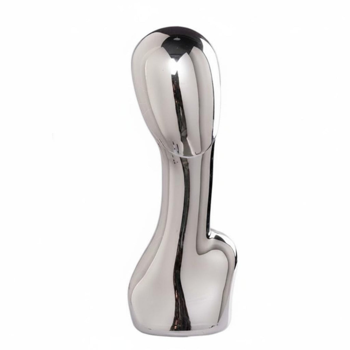 Mannequin Head Reflective Finish Display Head Smooth Surface Hat Display Mannequin for Clothing Store