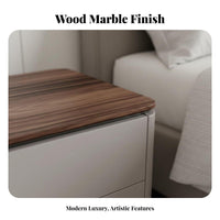 Bedside Cabinet with Drawer and Shelf Modern Oriental Design Bedside Cabinet with Open Shelf Multiple Storage choices for Adults