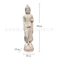 中式禅意风格仿古佛像树脂工艺品装饰摆件寺庙户外装饰人物摆件