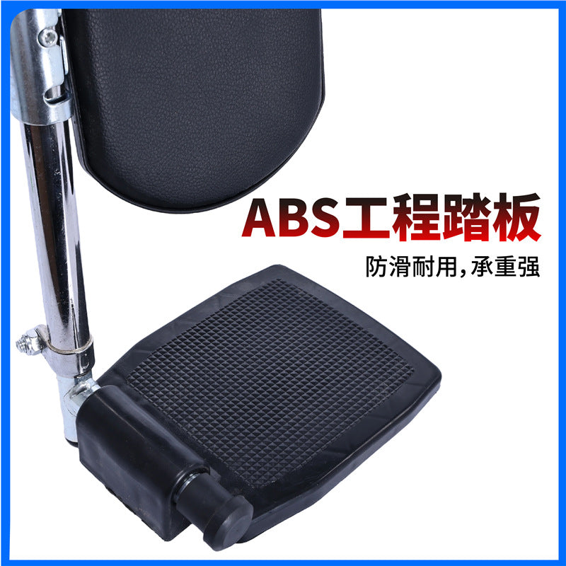 Wheelchair Leg Rest and Footrest Accessories, Foldable Steel Leg Support