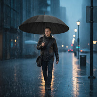 Windproof Umbrella with 24 Ribs Wind-Resistant Double Canopy Umbrella Large Heavy Duty for Couples, Commuters, Families, Windy Weather, Rainy Days