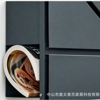 网红欧美户外跨境壁挂式可锁定邮政信箱带观察窗易安装收纳信箱