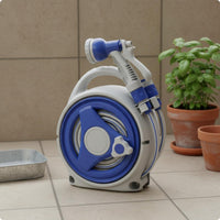 Water Hose Reel Carrier Easy to Stow Garden Hose Reel Carrier Space Saving