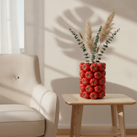 Tomato Vase Home Decor Decorative for Dining Table, Shelf