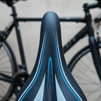 Thickened Mountain Bike Saddle Comfortable Waterproof Bike Saddle Wear-Resistant Cycling Gear PU Leather