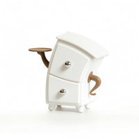 Desktop Organizer Small Item Cabinet with Drawers Space Saving Storage Cabinet for Vanity, Bedside Table