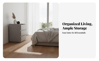 Locking Bedside Cabinet Modern Design Nightstand Secure Storage for Homeowners