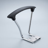 Chair Armrest Pad with Mounting Holes Fixed Office Chair Armrest Hardware Chrome Easy to Install for DIYers
