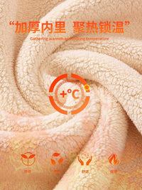 唐狮集团外套女款秋冬2025新款羊羔绒加绒加厚开衫撞色运动卫衣X