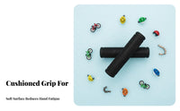 2 Pieces Cycle Handlebar Grips Wear-Resistant Non-Slip Bike Grips