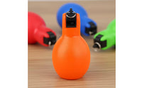 6 Pieces Press Whistle with Neck Strap Easy-Grip Press Whistle with Lanyard for Coaches