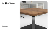 Simple Design Steel Frame Coffee Table Minimalist aesthetic Reception Furniture Modern Aesthetic Business Interior adaptable Use for Office Managers, Homeowners, Apartment Dwellers, Waiting Room, Small Spaces